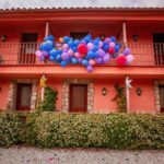 Globos en fachada